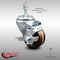 Service Caster 3 Inch SS High Temp Phenolic Swivel 3/8 Inch Threaded Stem Caster with Brake SCC SCC-SSTS20S314-PHSHT-TLB-381615 - alternate 4